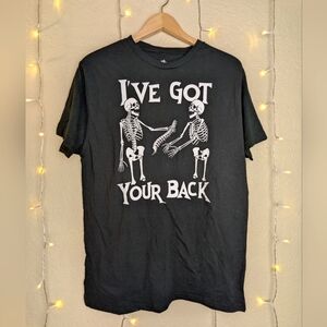 Halloween Graphic T-Shirt Skeleton